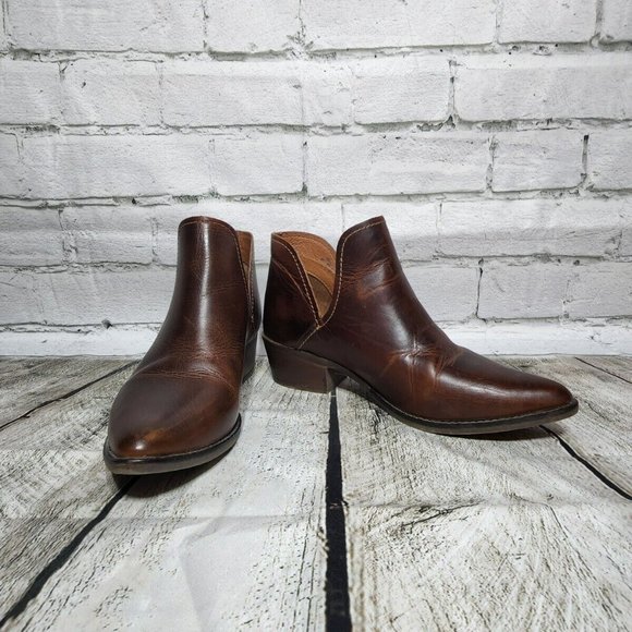 Steve Madden Brown Ankle Booties - Picture 3 of 10